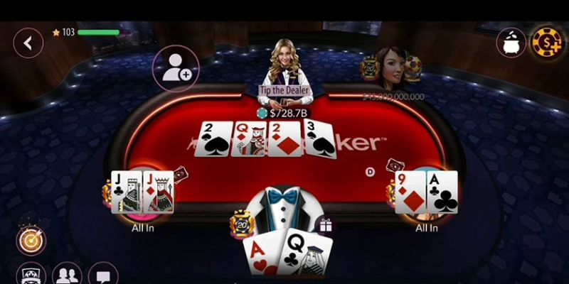 Những hành động khi đánh Poker Mu88